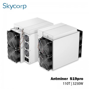 2022 The Miner of Future Antminer S19 Pro 110T 3250W Bitmain SHA-256 bitcoin miner