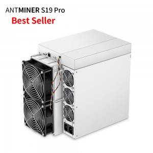 Hot sale Antminer S19 PRO 110TH/s Miner Bitmain Asic Miner BTC Mining Machine Bitcoin Miner