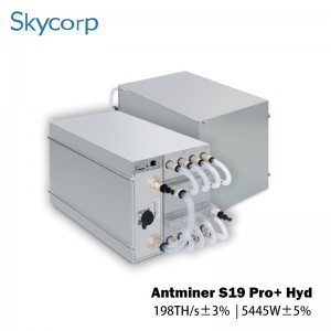 Bitmain Antminer S19 Pro+ Hyd 198T 5445W Bitcoin Miner