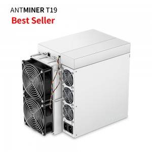 2020 good miner Antminer T19 BTC With Original Psu Bitcoin Miner on stock.